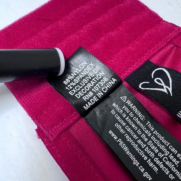 Windsor Romantic Red Lace Sequin Heavily Beaded Bustier Top Coquette Size M READ - Picture 10 of 11